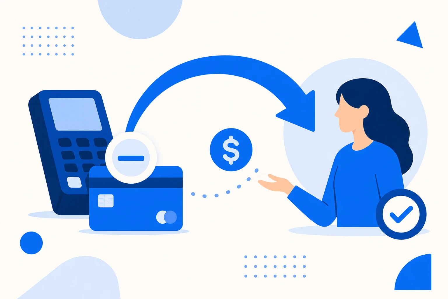 Ilustração de um chargeback: um cliente contesta uma cobrança no banco e o valor é estornado à força, revertendo a venda.