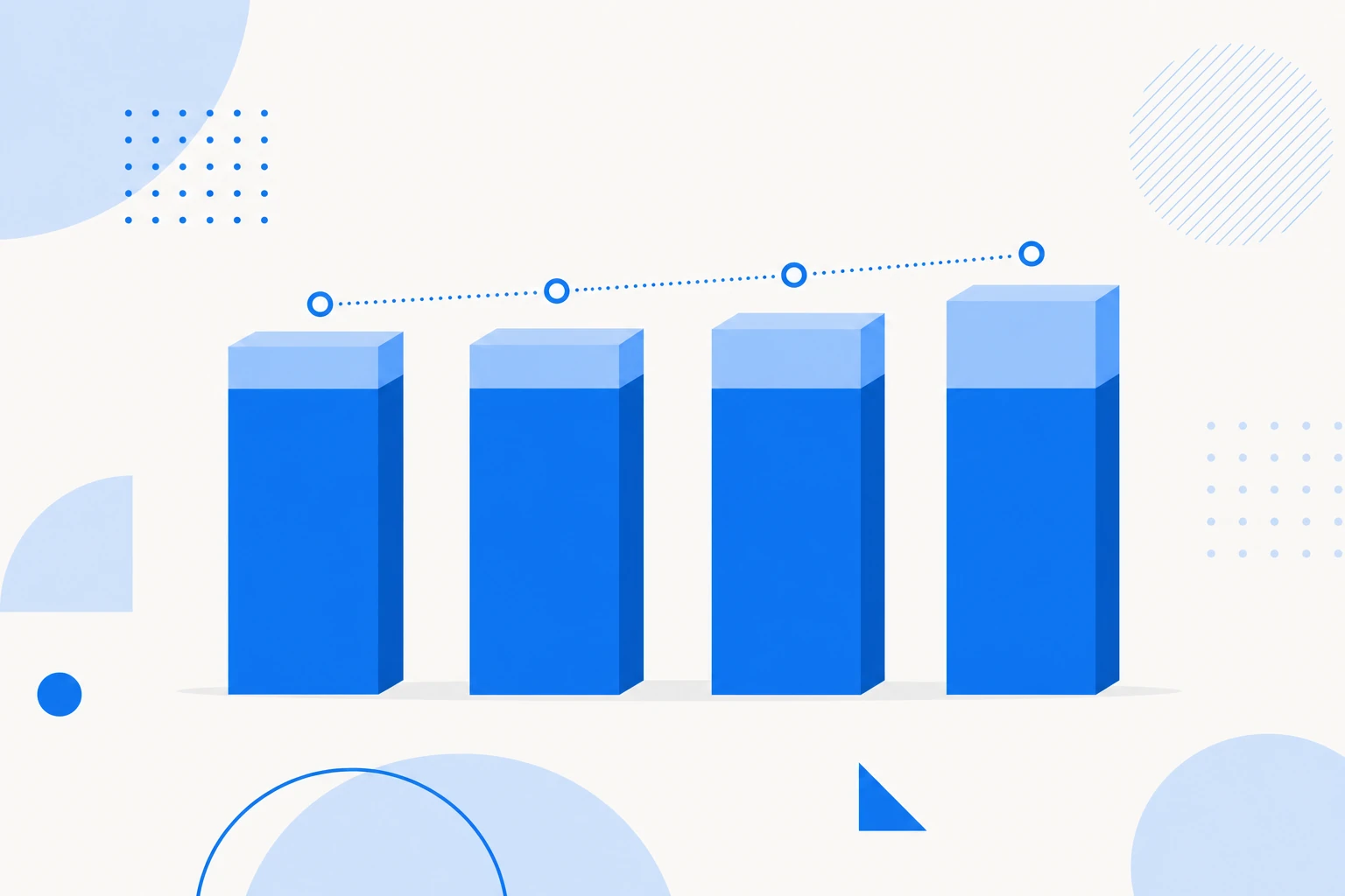 Ilustração de retenção de receita: a receita recorrente de uma base de clientes mantida ao longo do tempo.