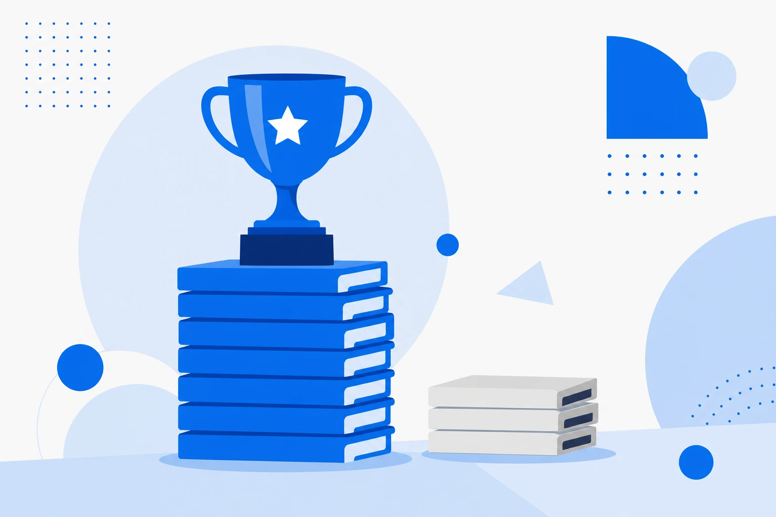 Ilustração de win rate em vendas: negócios ganhos e perdidos separados para revelar a taxa de ganho.